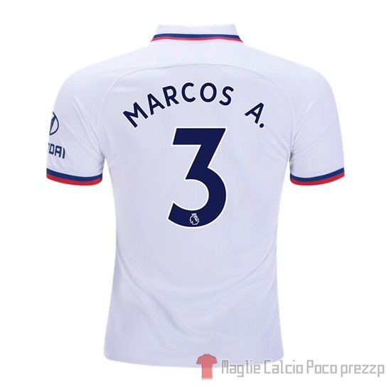 Maglia Chelsea Giocatore Marcos A. Away 2019/2020 - Clicca l'immagine per chiudere